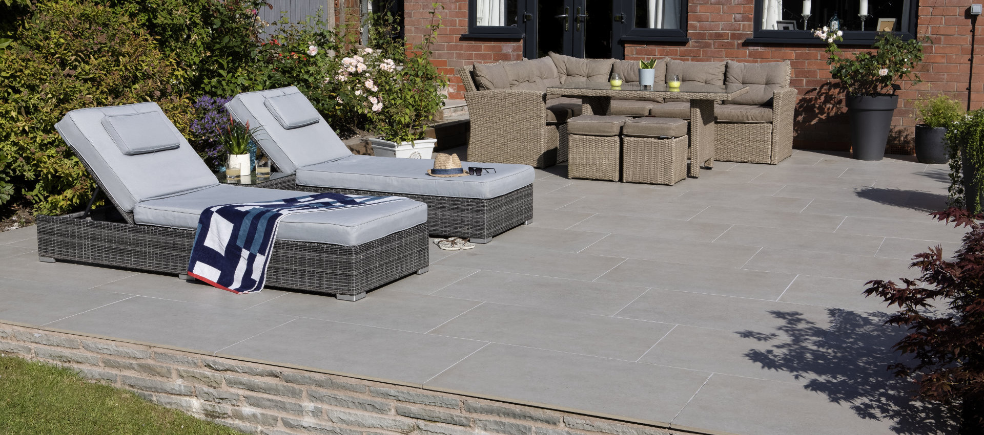 Limestone Effect Porcelain Tiles Porcelain Paving Direct